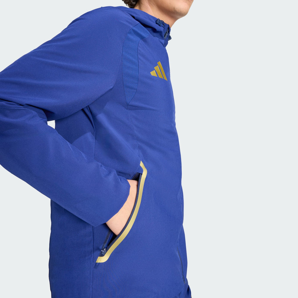 ADIDAS 2026 Italy Men Tiro Travel FZ Windbreaker - JY7052 product image 6, provided for visual reference and product detail