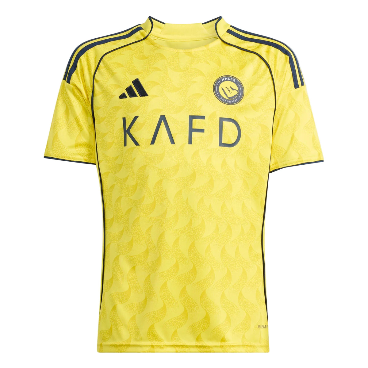 ADIDAS Al Nassr FC Youth Home "CR7" Jersey 25/26 - JN7981 product image 1, provided for visual reference and product detail