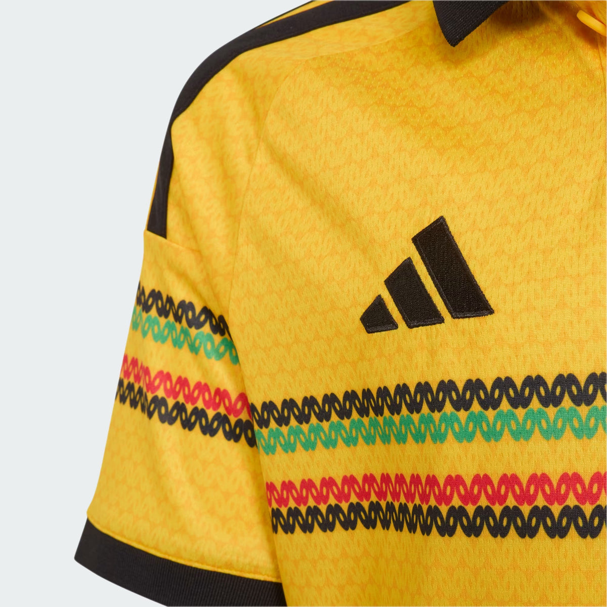 Adidas Jamaica Youth Home Jersey 26/27 - KB3391 product image 5, provided for visual reference and product detail review