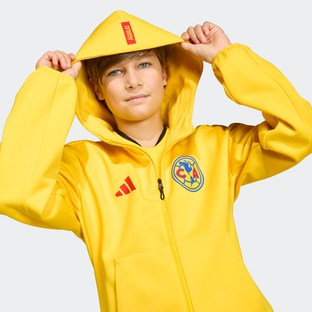 ADIDAS Club America Youth Anthem Jacket - KC4414 product image 5, provided for visual reference and product detail review