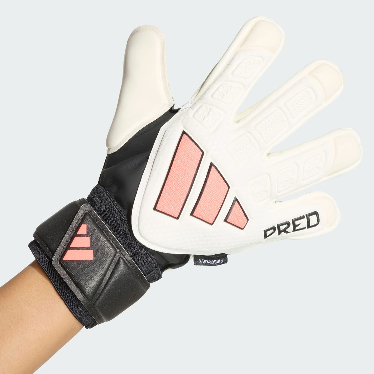 Adidas Predator Match Fingersave Junior Goalkeeper Glove KE9713 product image 1, provided for visual reference and product