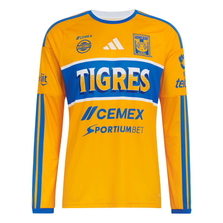 Adidas Tigres UANL 26/27 Home JSY L/S KF1593 product image 1, provided for visual reference and product detail review