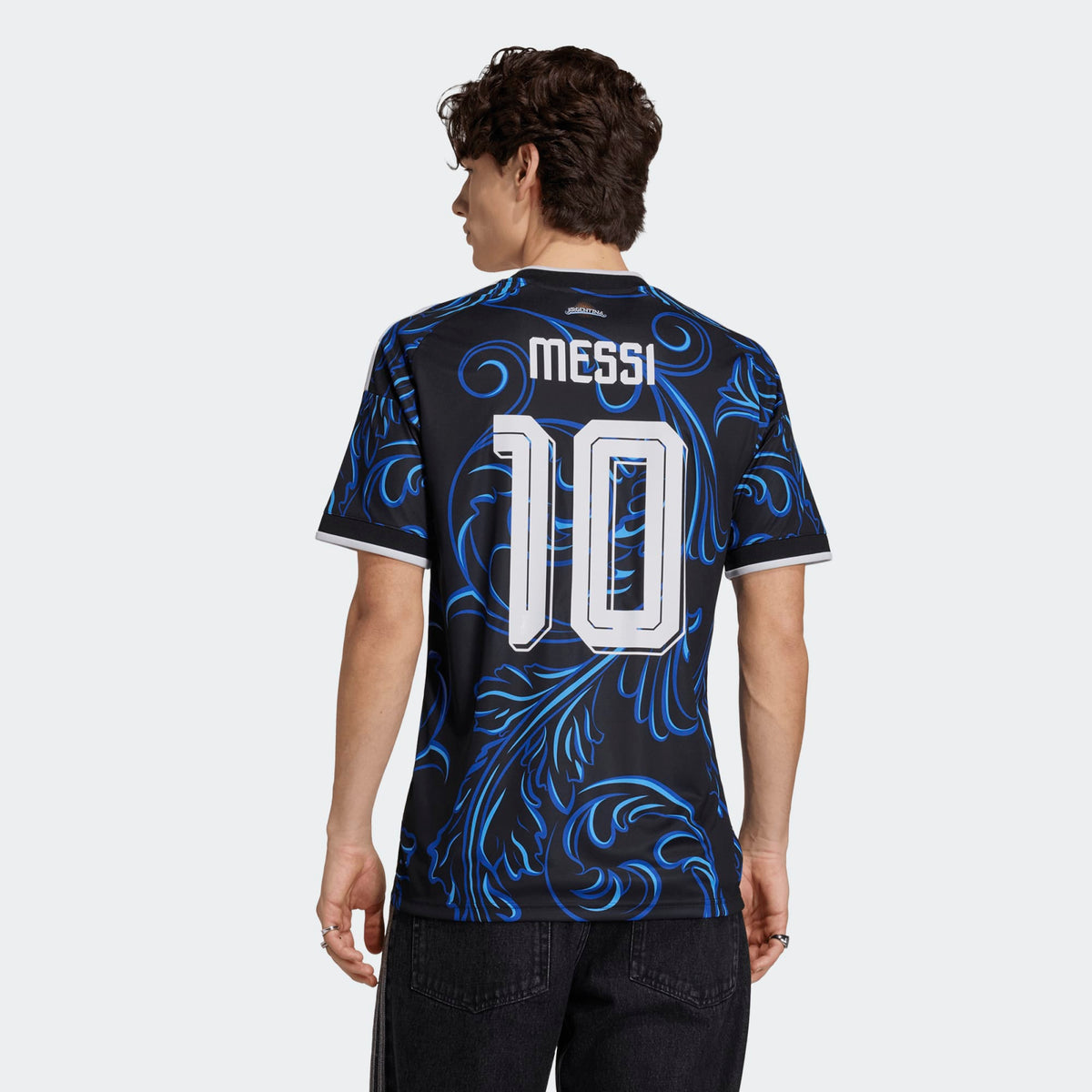 Adidas Men Argentina 26 Away Messi Jersey KH3940 product image 4, provided for visual reference and product detail review