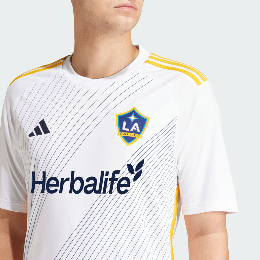 ADIDAS LA Galaxy Men’s Replica Home Jersey - IZ0495 product image 1, provided for visual reference and product detail review