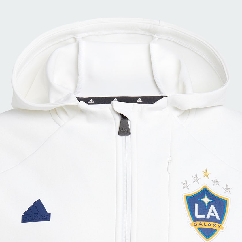 ADIDAS LA Galaxy Anthem Jacket product image 2, provided for visual reference and product detail review