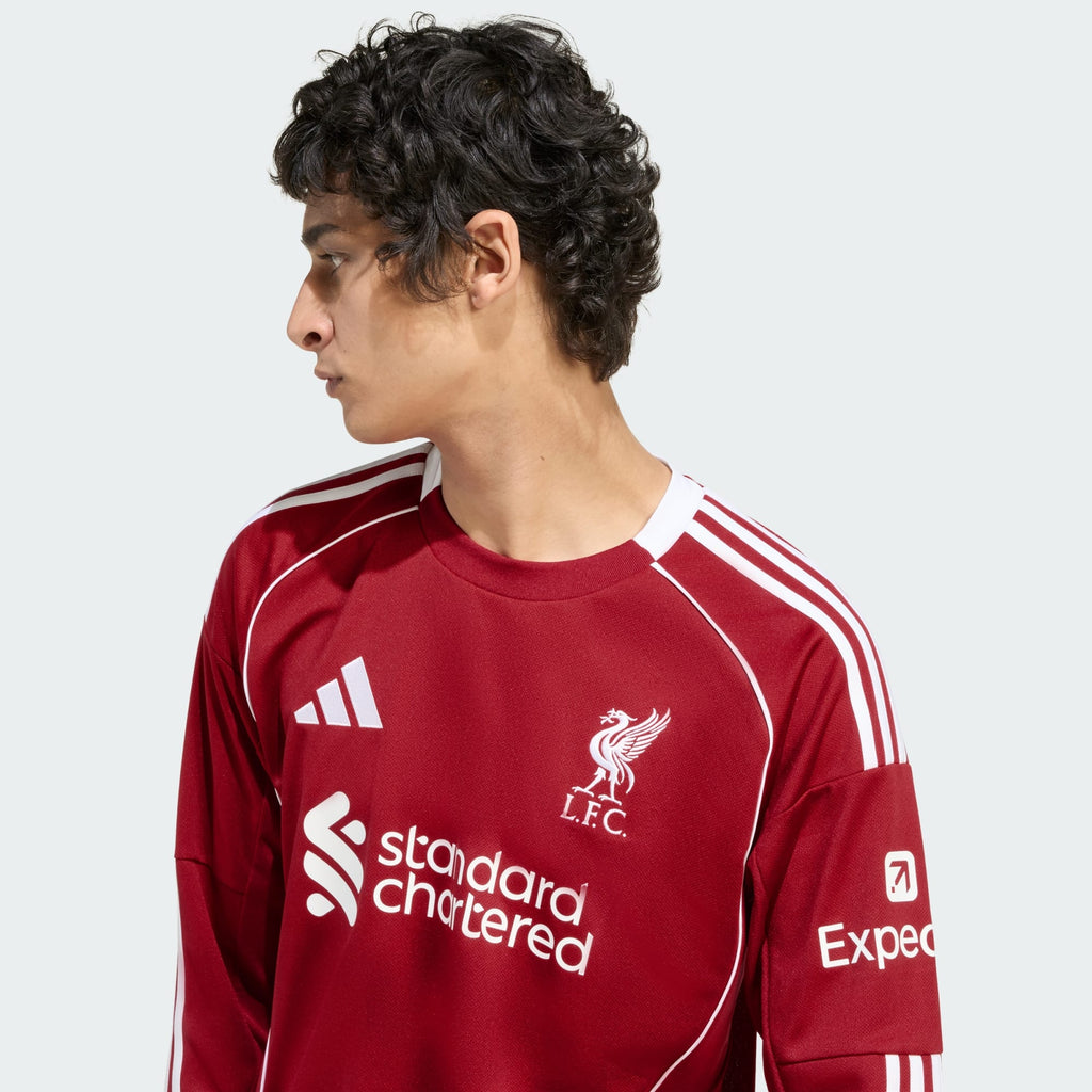 ADIDAS Liverpool Men’s Home LS Jersey 25/26 - JV6456 product image 3, provided for visual reference and product detail review