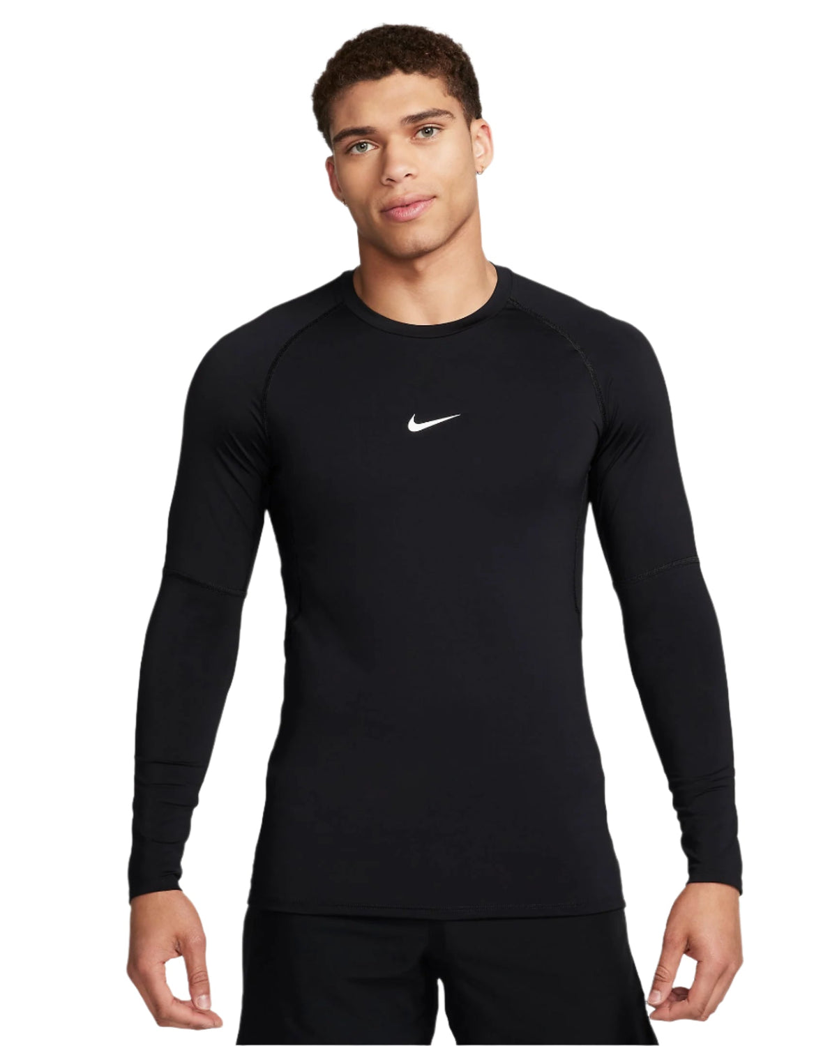 NIKE Pro Men Dri-FIT Slim Long-Sleeve Fitness Top - FB7926 010 product image 1, provided for visual reference and product