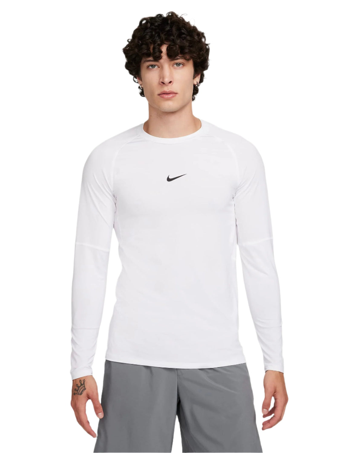 NIKE Pro Men Dri-FIT Slim Long-Sleeve Fitness Top FB7926 100 product image 1, provided for visual reference and product