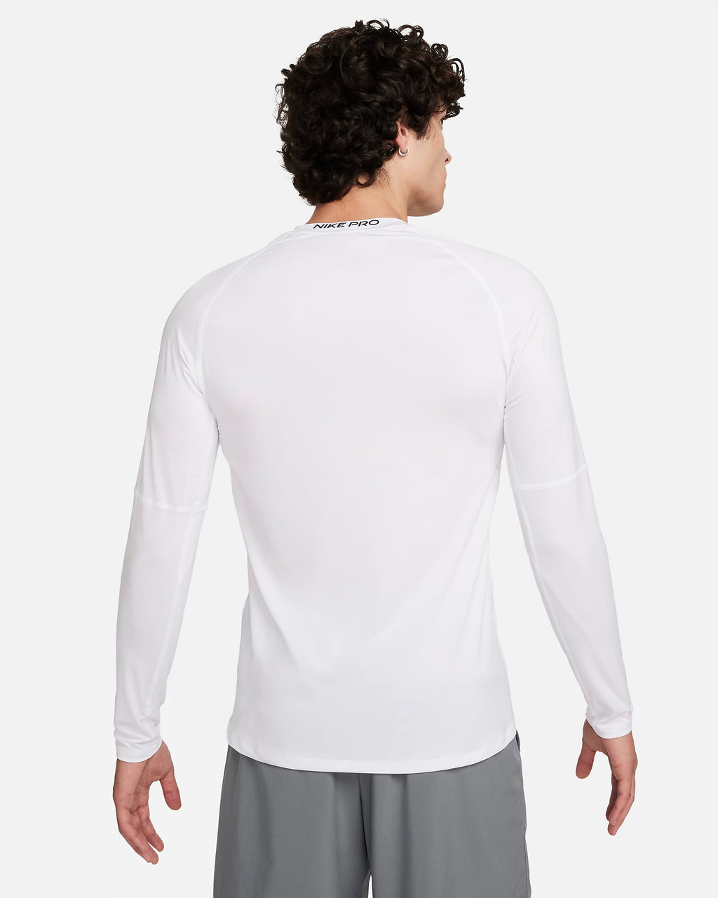 NIKE Pro Men Dri-FIT Slim Long-Sleeve Fitness Top FB7926 100 product image 2, provided for visual reference and product