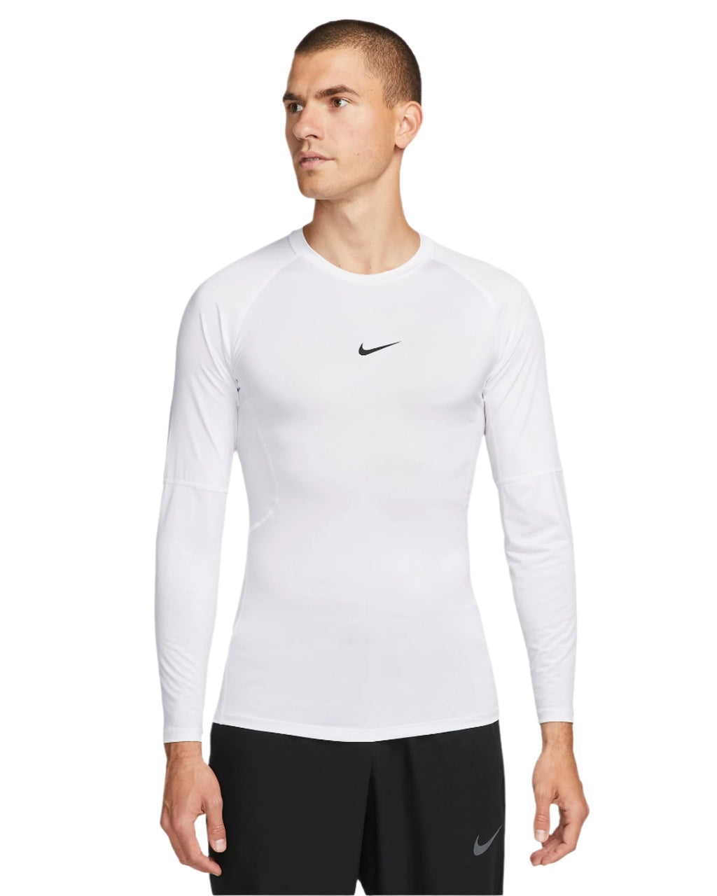 NIKE Pro Men Dri-FIT Tight Long-Sleeve Fitness Top FB7919 100 product image 1, provided for visual reference and product