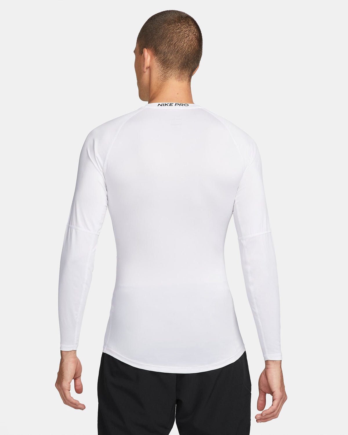 NIKE Pro Men Dri-FIT Tight Long-Sleeve Fitness Top FB7919 100 product image 2, provided for visual reference and product