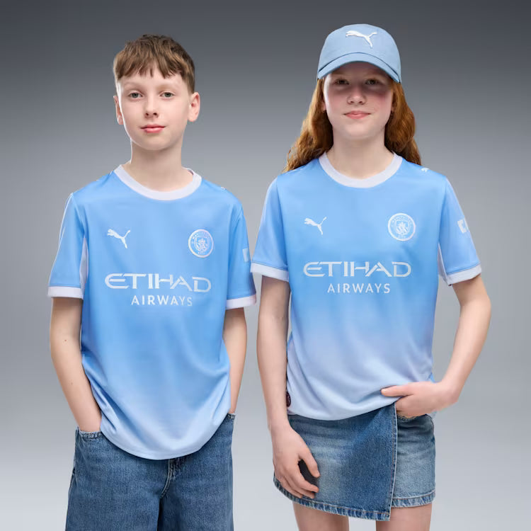 Puma Manchester City Home Youth Jersey 26/27 - 784329 01 product image 3, provided for visual reference and product detail