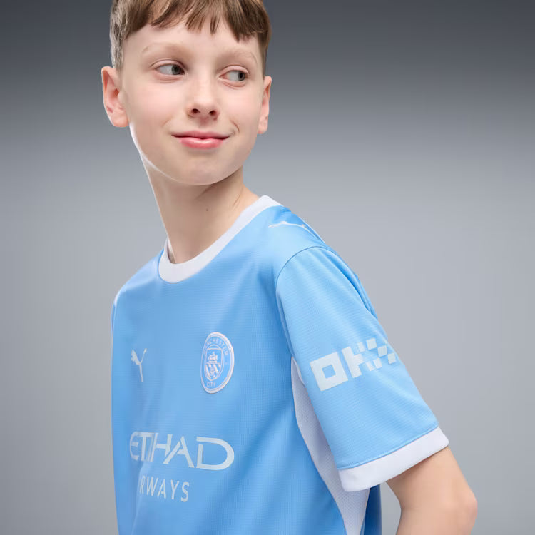 Puma Manchester City Home Youth Jersey 26/27 - 784329 01 product image 4, provided for visual reference and product detail
