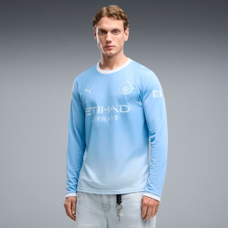 Puma Manchester City Home LS Jersey 26/27 - 784327 01 product image 3, provided for visual reference and product detail