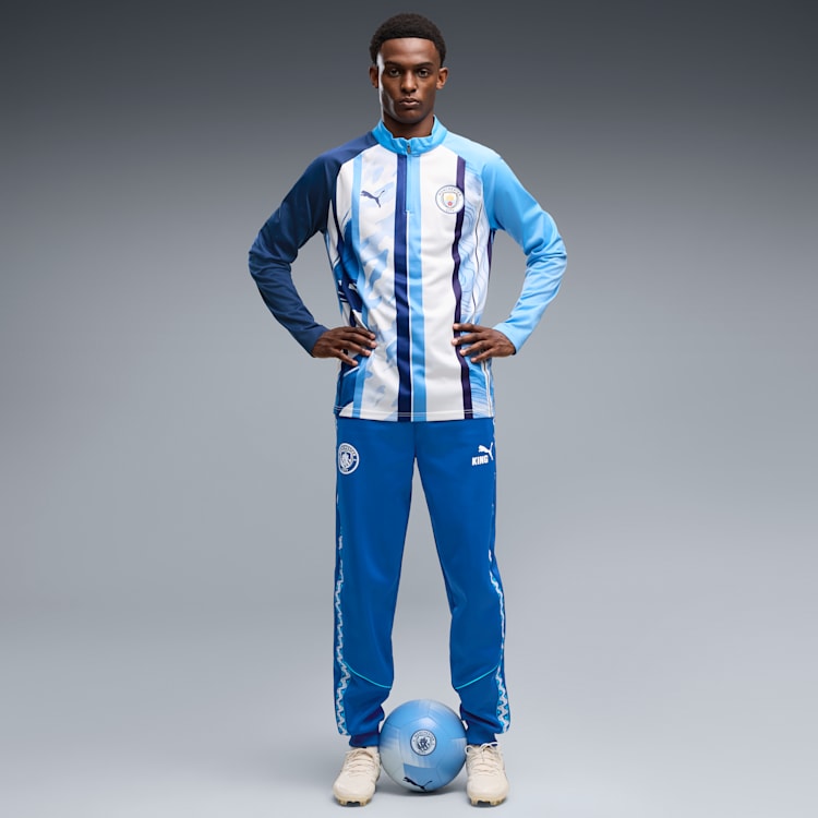 Puma Manchester City Warm Up Jacket 786254 06 product image 3, provided for visual reference and product detail review