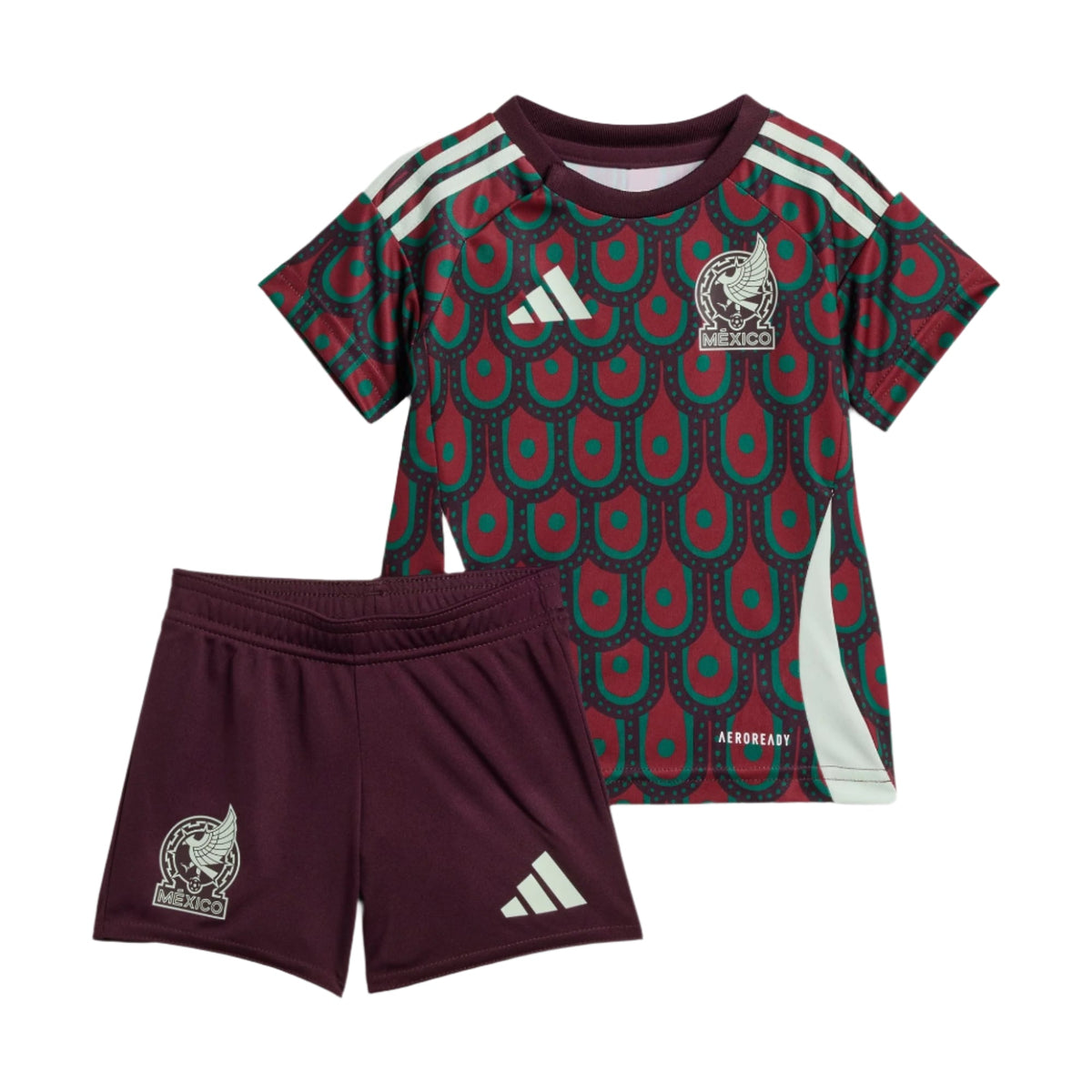 2024/25 ADIDAS Mexico Mini Home Kit - IP6376 product image 1, provided for visual reference and product detail review