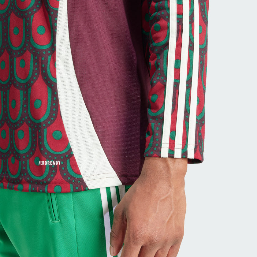 24/25 ADIDAS Mexico Men Replica Home Long Sleeve Jersey - IP6381 product image 4, provided for visual reference and product