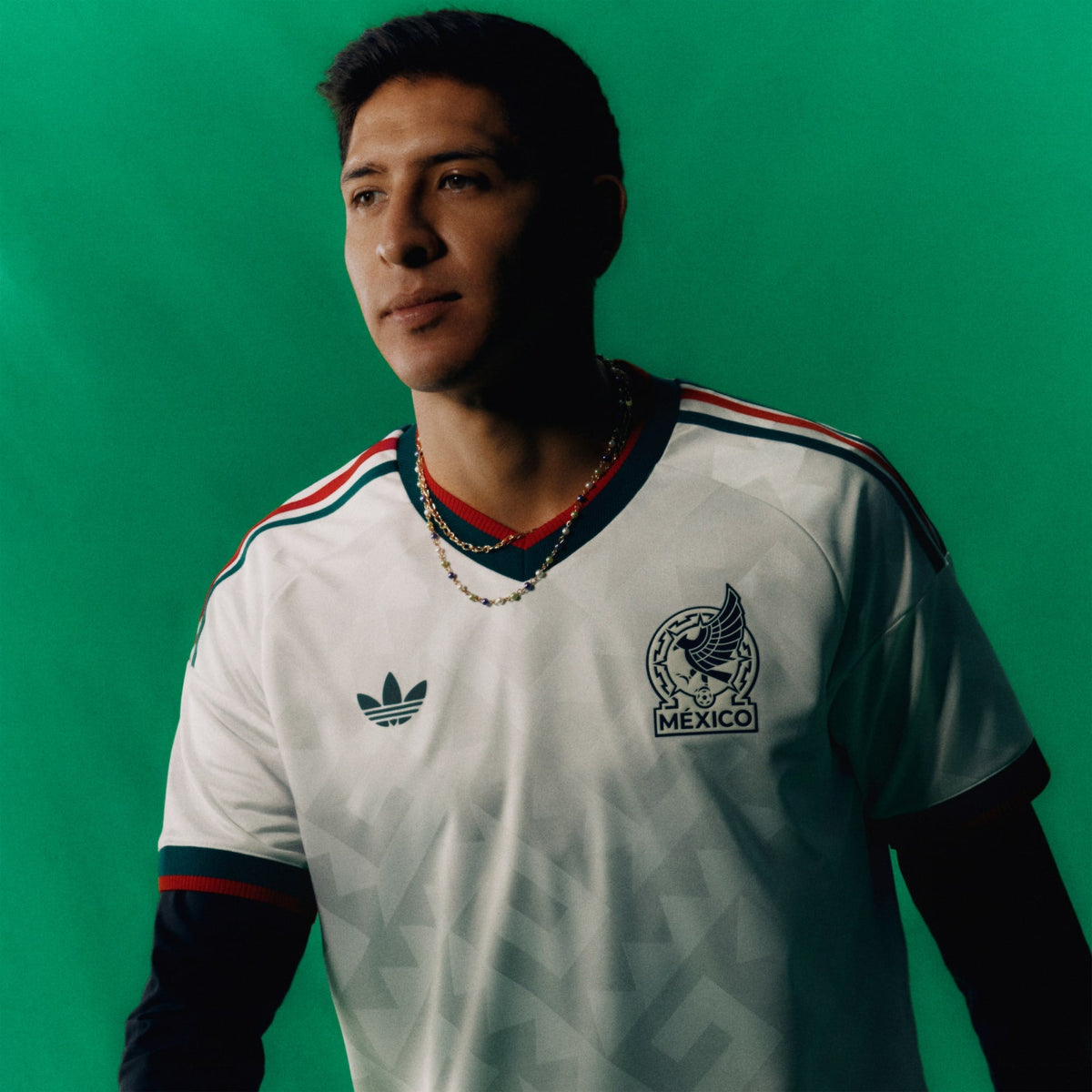 Adidas Mexico Men Authentic Away Jersey 26/27 - JY5539 product image 4, provided for visual reference and product detail