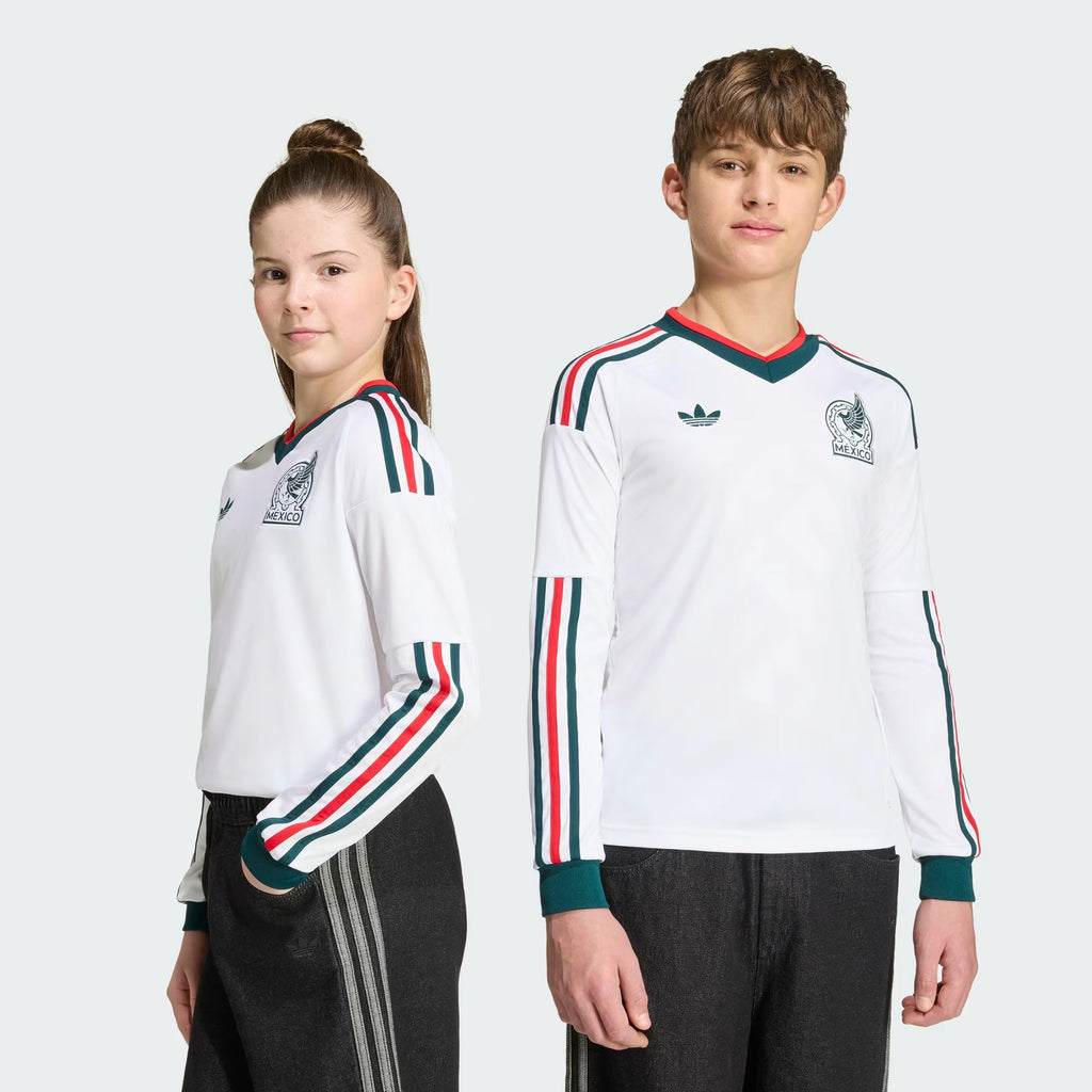 Adidas 26/27 Mexico Away Youth L/S JSY JZ2820 product image 3, provided for visual reference and product detail review