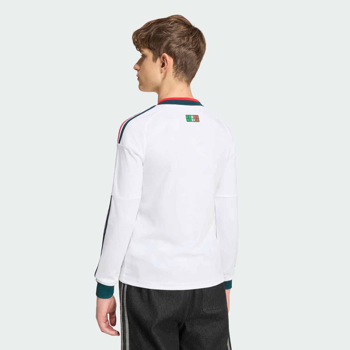 Adidas 26/27 Mexico Away Youth L/S JSY JZ2820 product image 6, provided for visual reference and product detail review