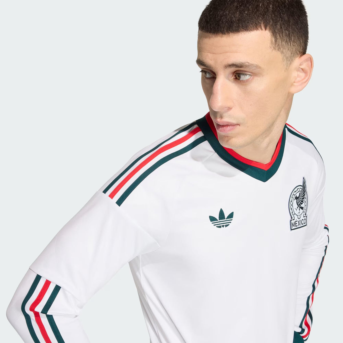 Adidas Mexico Men Away LS Jersey 26/27 - JZ2821 product image 6, provided for visual reference and product detail review