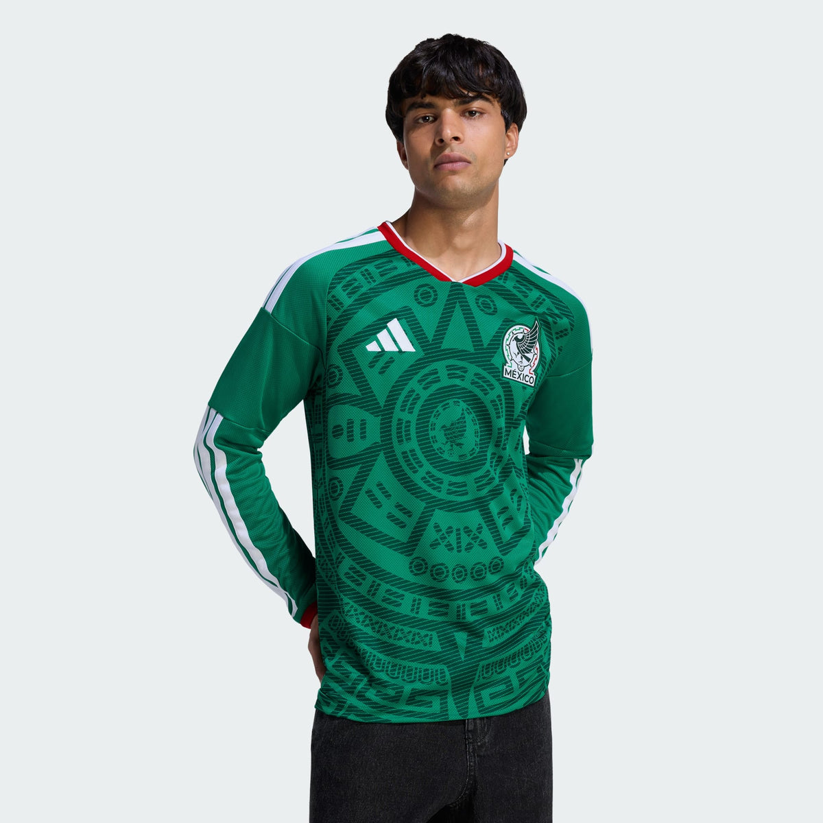 ADIDAS Mexico Men Home LS Jersey 2026 - KA6058 product image 3, provided for visual reference and product detail review