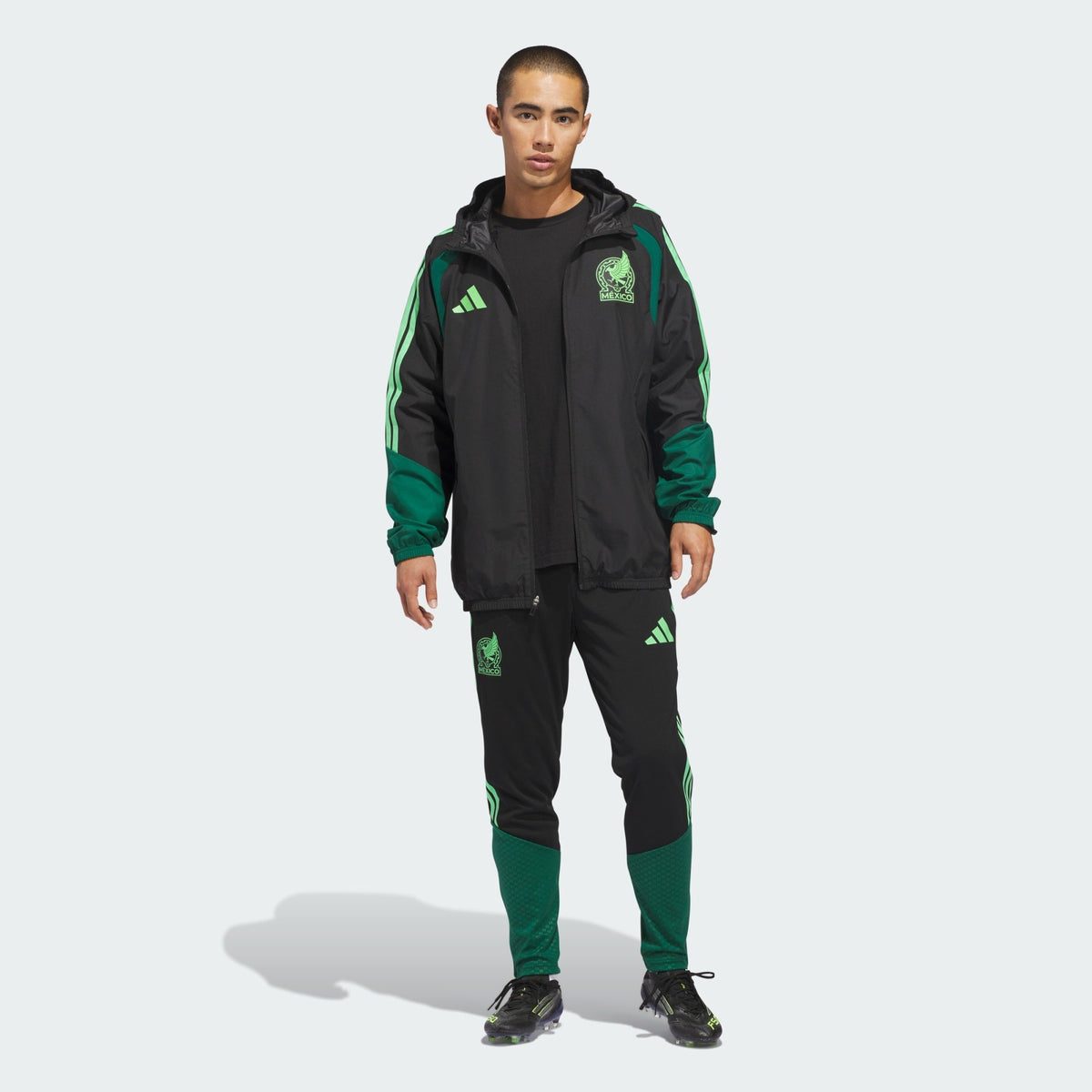 ADIDAS 2026 Mexico Men Tiro All Weather Jacket - KB0800 product image 7, provided for visual reference and product detail