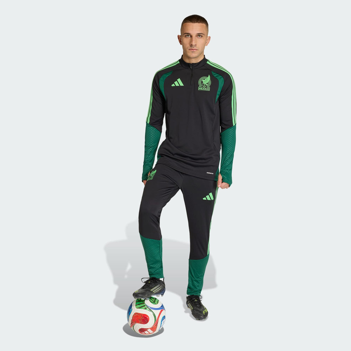 ADIDAS 2026 Mexico Tiro Training Top - JZ0163 product image 5, provided for visual reference and product detail review