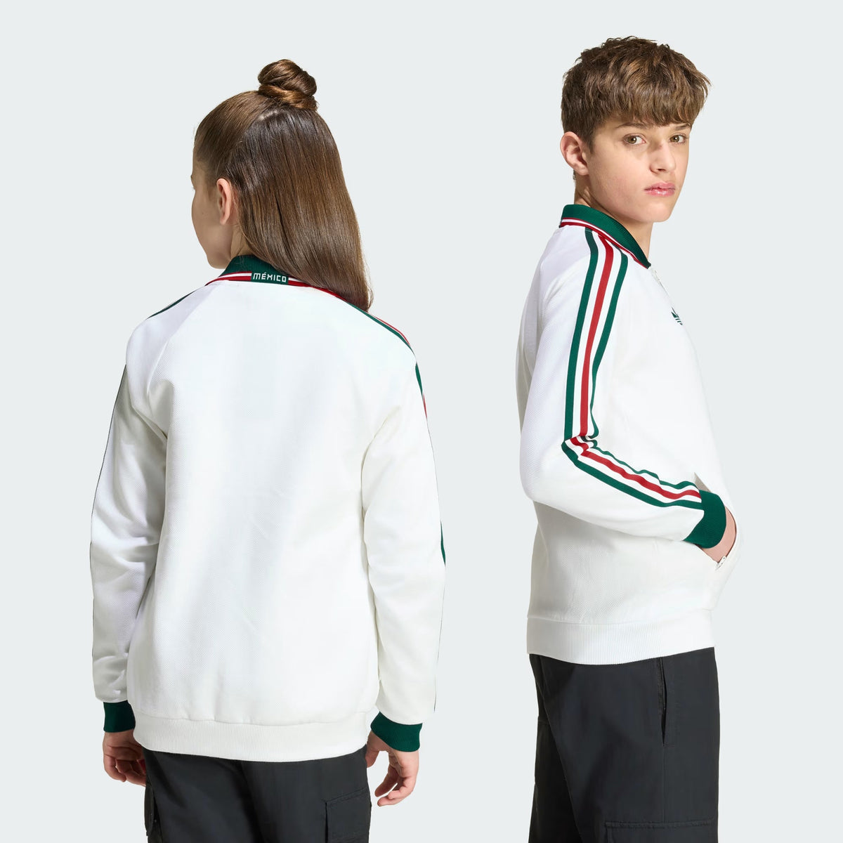 Adidas Mexico Youth Away Jacket 26/27 - JZ6461 product image 3, provided for visual reference and product detail review