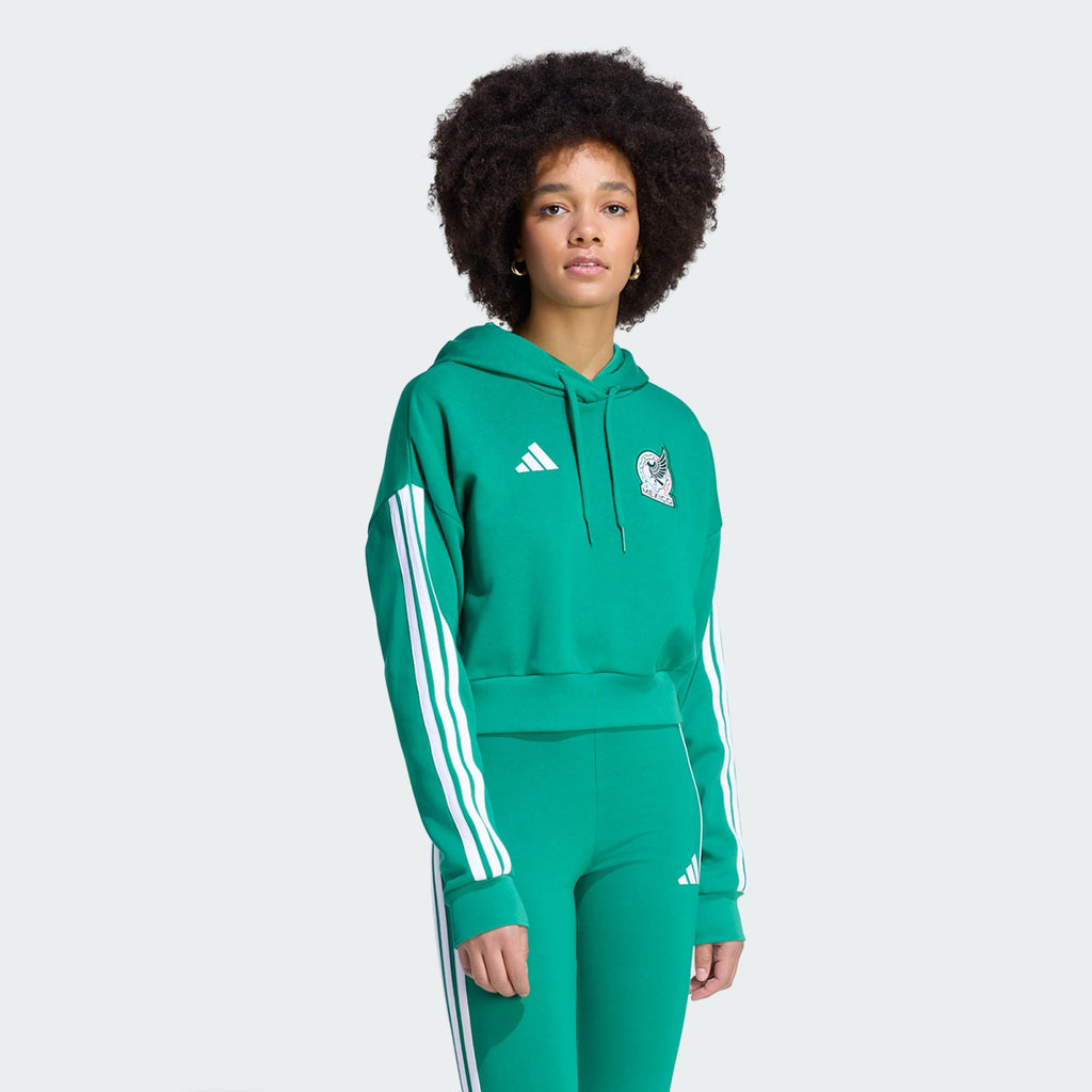 ADIDAS 2026 Mexico Women DNA Hoodie - JZ9145 product image 6, provided for visual reference and product detail review