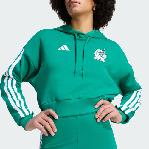 ADIDAS 2026 Mexico Women DNA Hoodie - JZ9145 product image 2, provided for visual reference and product detail review