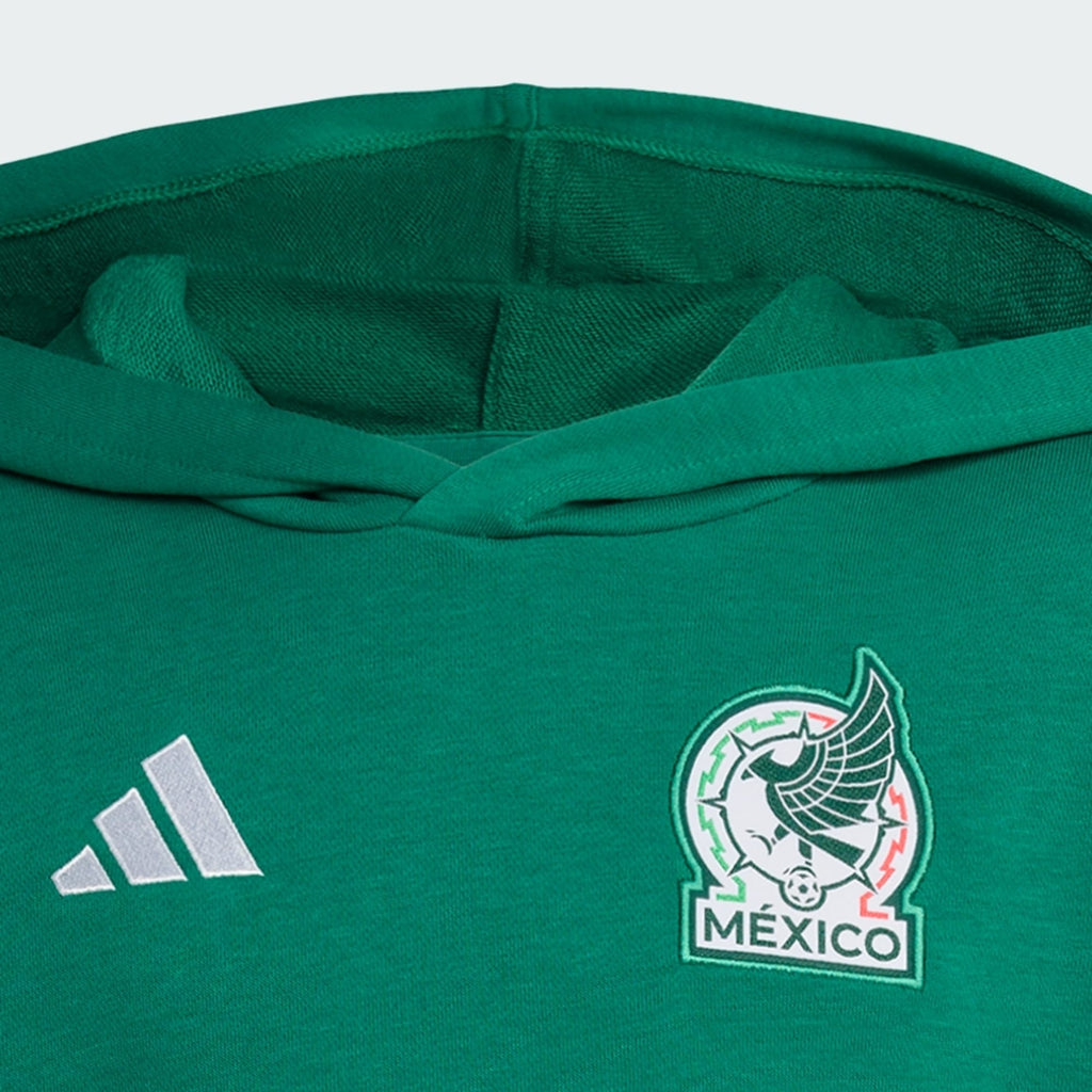 ADIDAS 2026 Mexico Youth DNA Hoodie - JZ6480 product image 2, provided for visual reference and product detail review