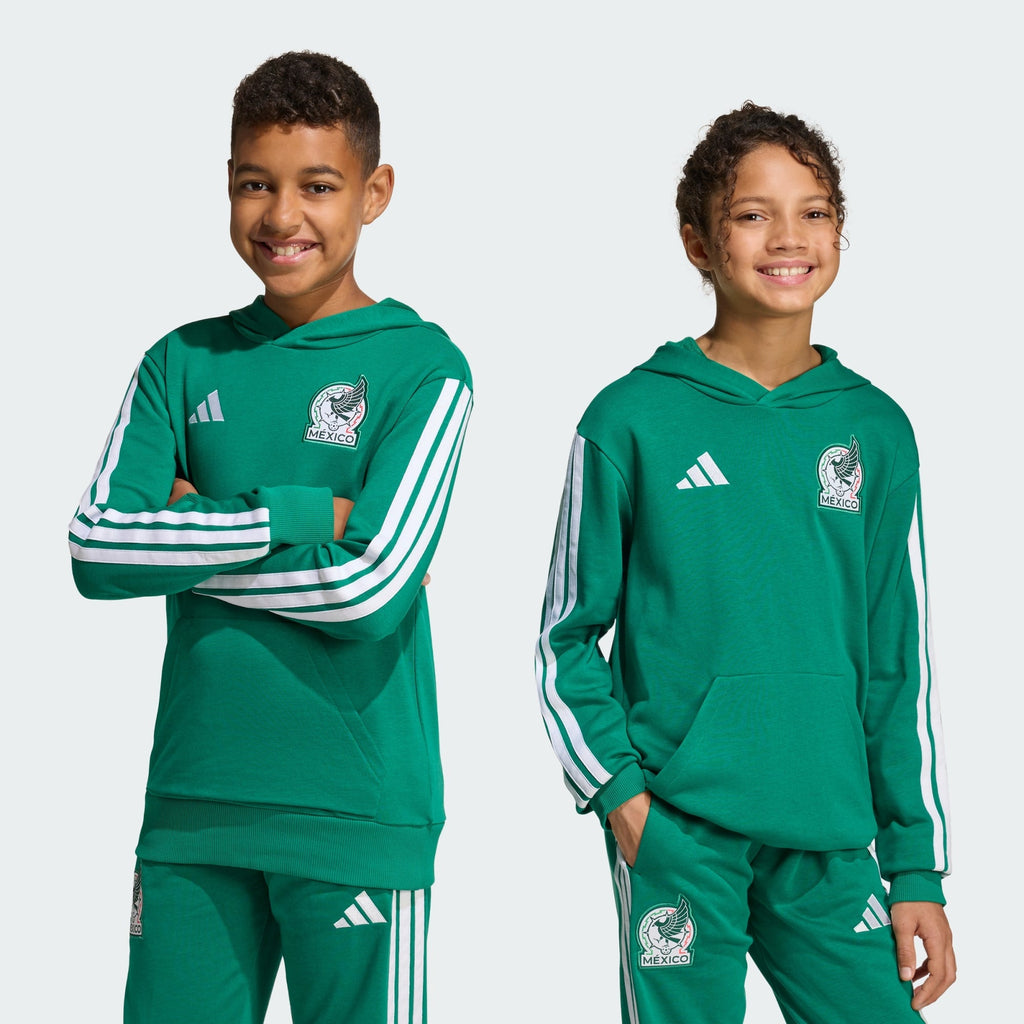 ADIDAS 2026 Mexico Youth DNA Hoodie - JZ6480 product image 5, provided for visual reference and product detail review
