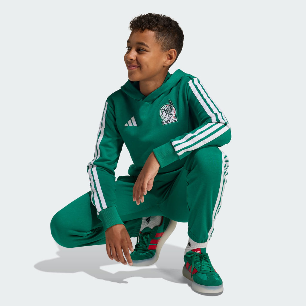 ADIDAS 2026 Mexico Youth DNA Hoodie - JZ6480 product image 9, provided for visual reference and product detail review