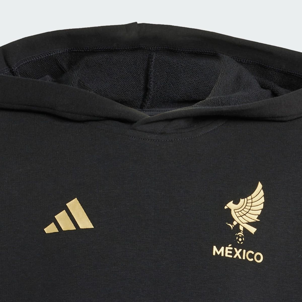 Adidas Mexico Gold DNA Hoodie Kids - JM2870 product image 3, provided for visual reference and product detail review
