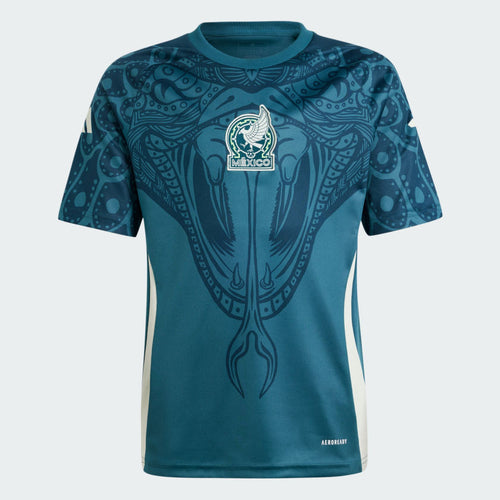 24/25 ADIDAS Mexico Youth Pre-Match Jersey - JE3525 product image 1, provided for visual reference and product detail review