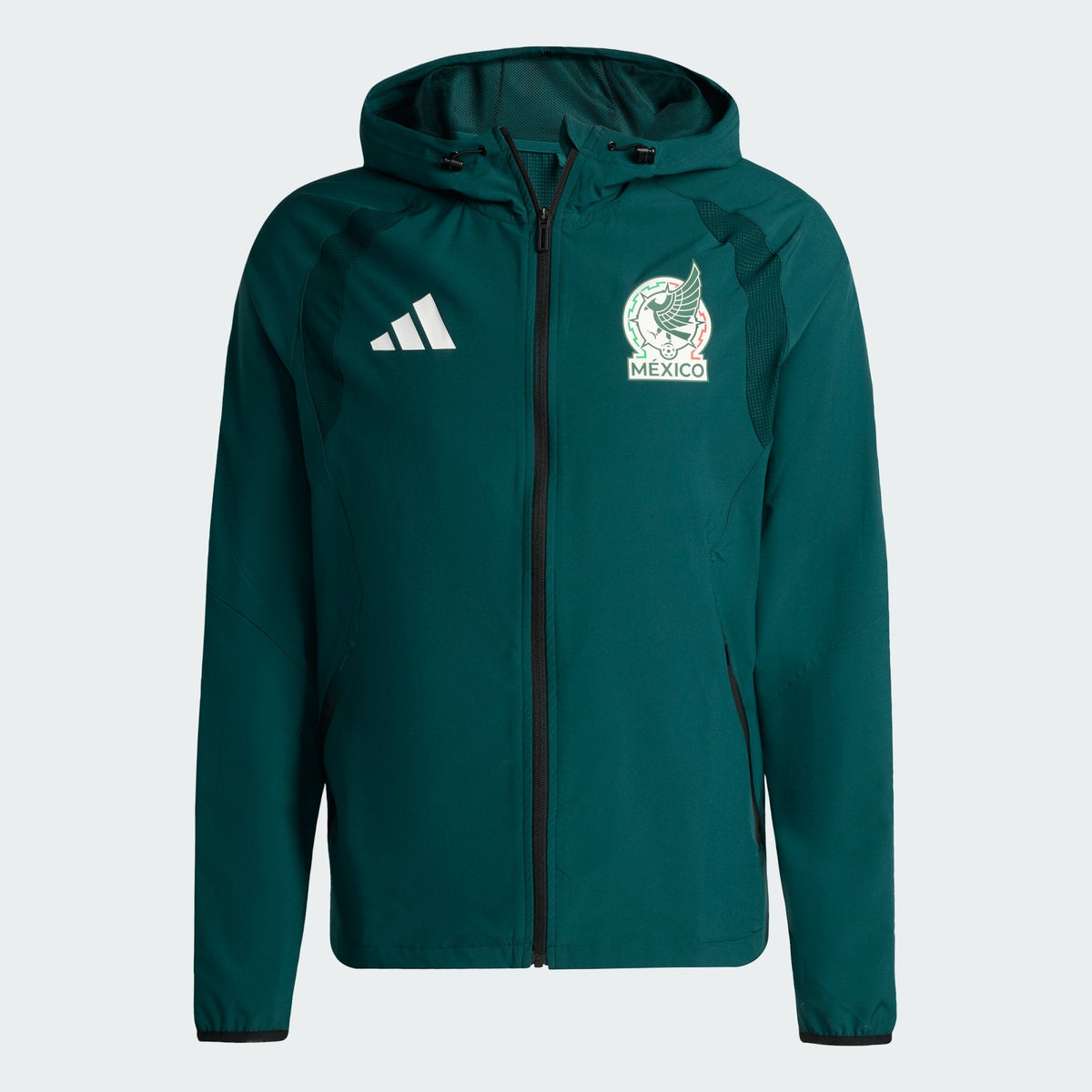 ADIDAS Mexico Tiro Travel FZ Windbreaker - JZ6486 product image 1, provided for visual reference and product detail review
