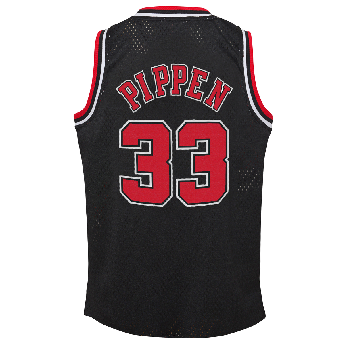 Chicago Bulls Scottie Pippen Mitchell & Ness Black Alternate Swingman Jersey product image 3, provided for visual reference