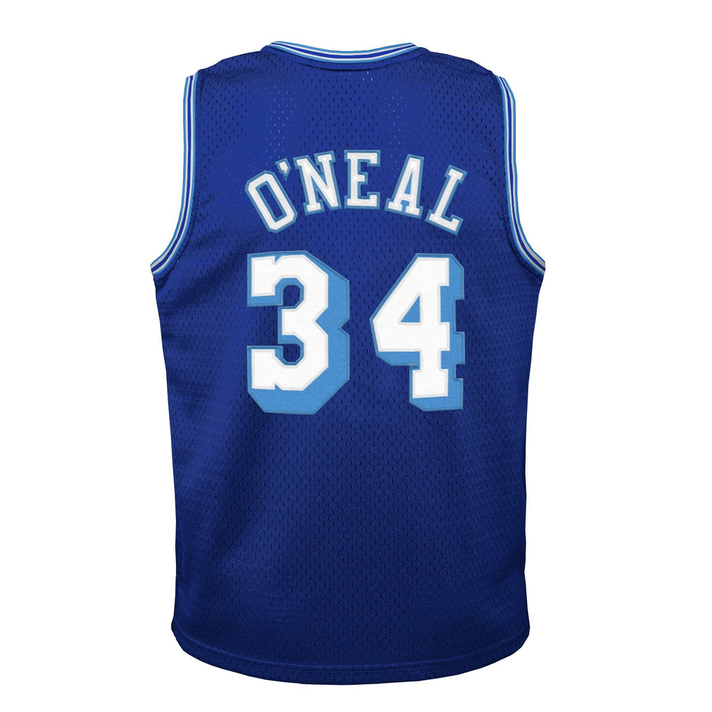 Los Angeles Lakers Shaquille O'Neal Mitchell & Ness Blue 1996-97 Hardwood Classics Swingman Jersey product image 3, provided