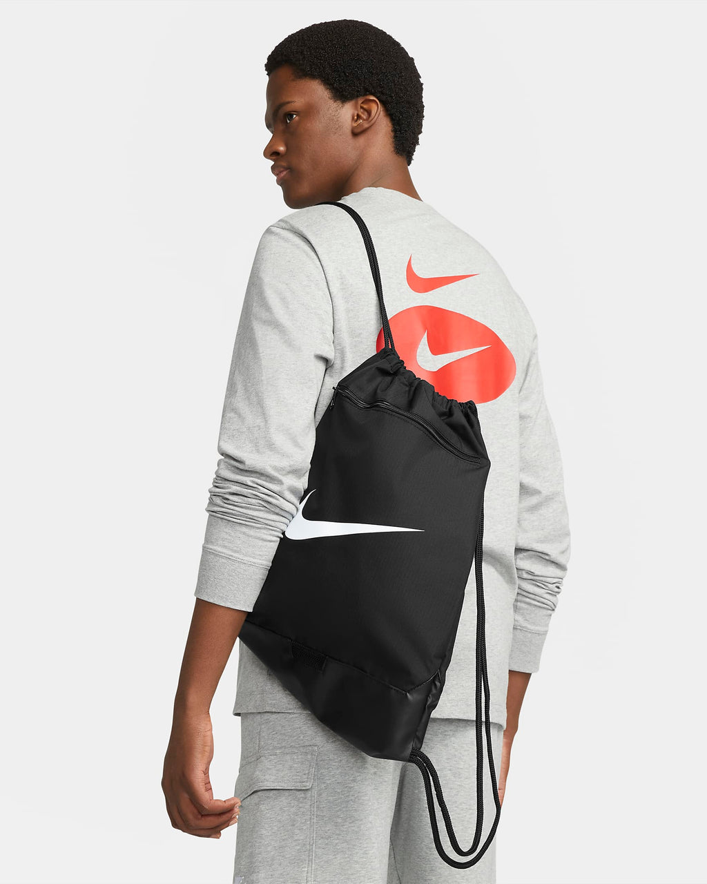 NIKE Brasilia Gym Sackpack - DM3978 010 product image 1, provided for visual reference and product detail review