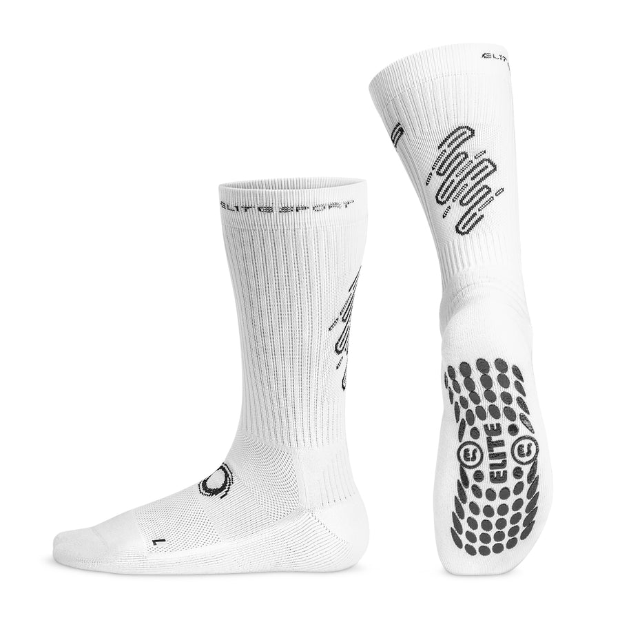 ELITE SPORT Anti Slip Sport Socks - White - 531 product image 1, provided for visual reference and product detail review