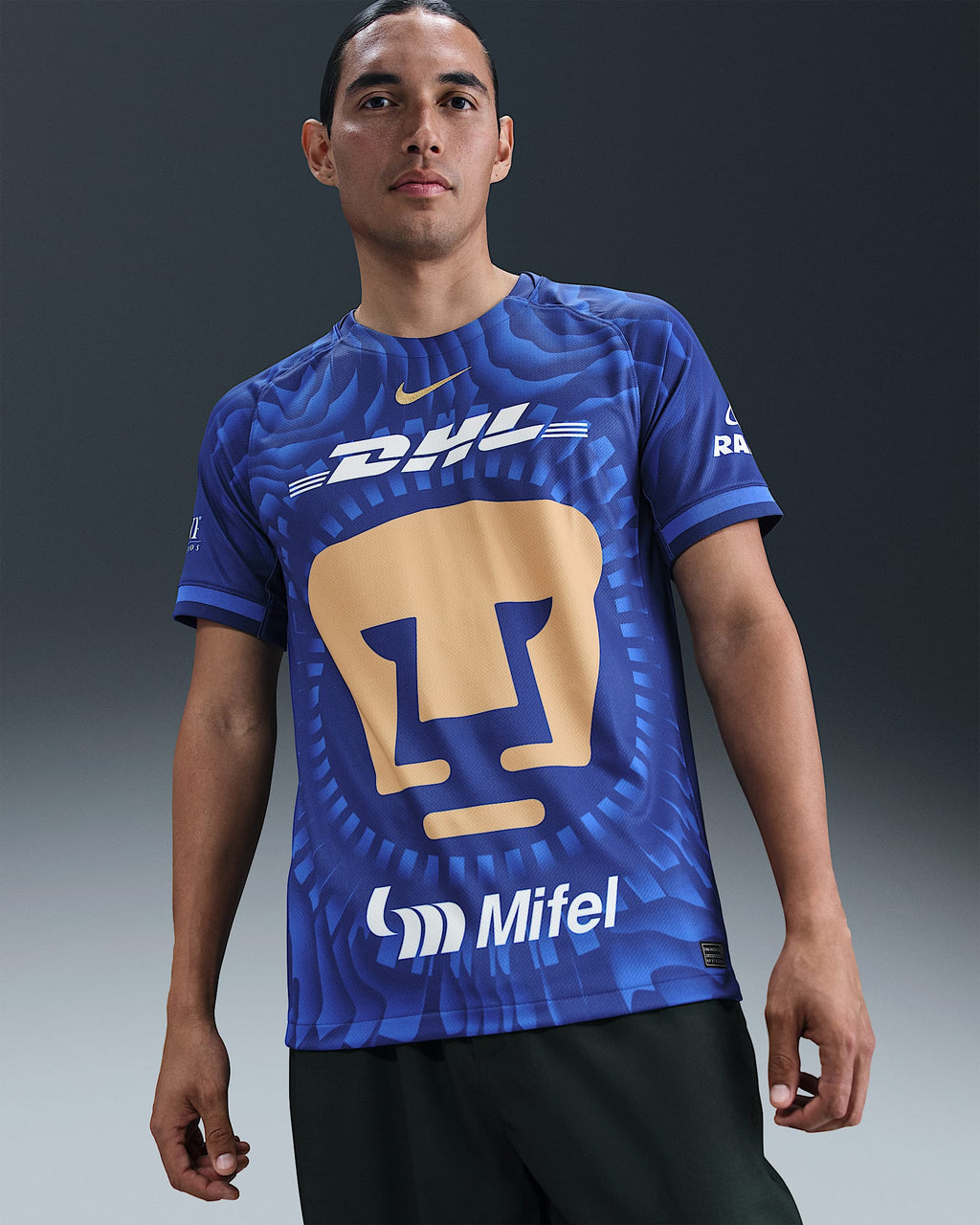 NIKE Pumas UNAM Men Away Jersey 25/26 - HJ4607 456 product image 3, provided for visual reference and product detail review