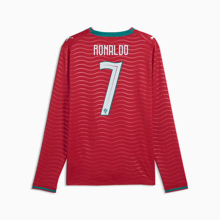 PUMA Portugal Men CR7 Home LS Jersey 2026 - 788142 77 product image 1, provided for visual reference and product detail