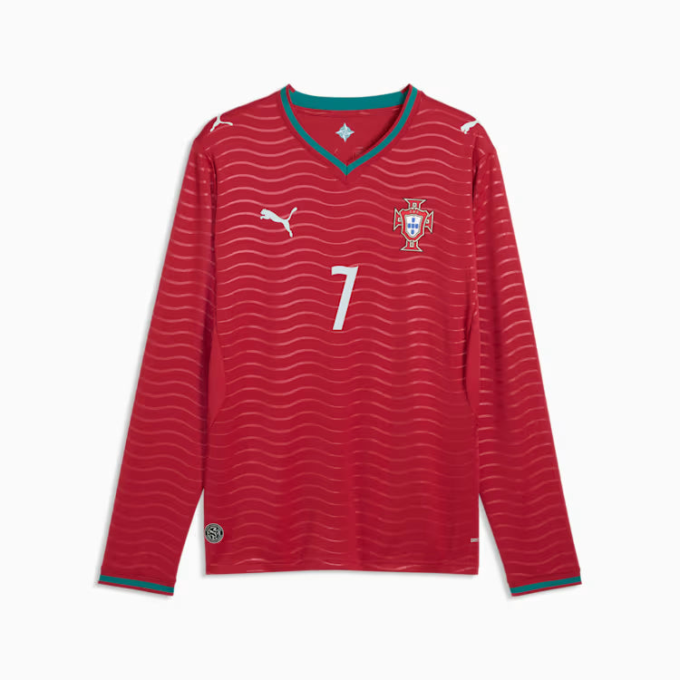 PUMA Portugal Men CR7 Home LS Jersey 2026 - 788142 77 product image 7, provided for visual reference and product detail