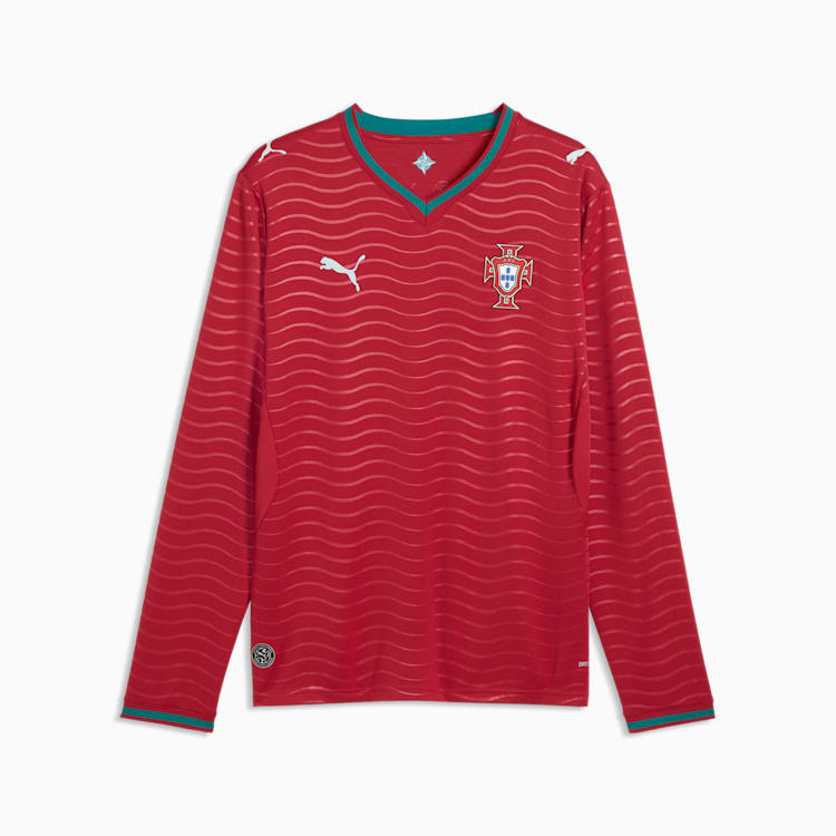 PUMA Portugal Men Home LS Jersey 2026 - 783279 01 product image 1, provided for visual reference and product detail review