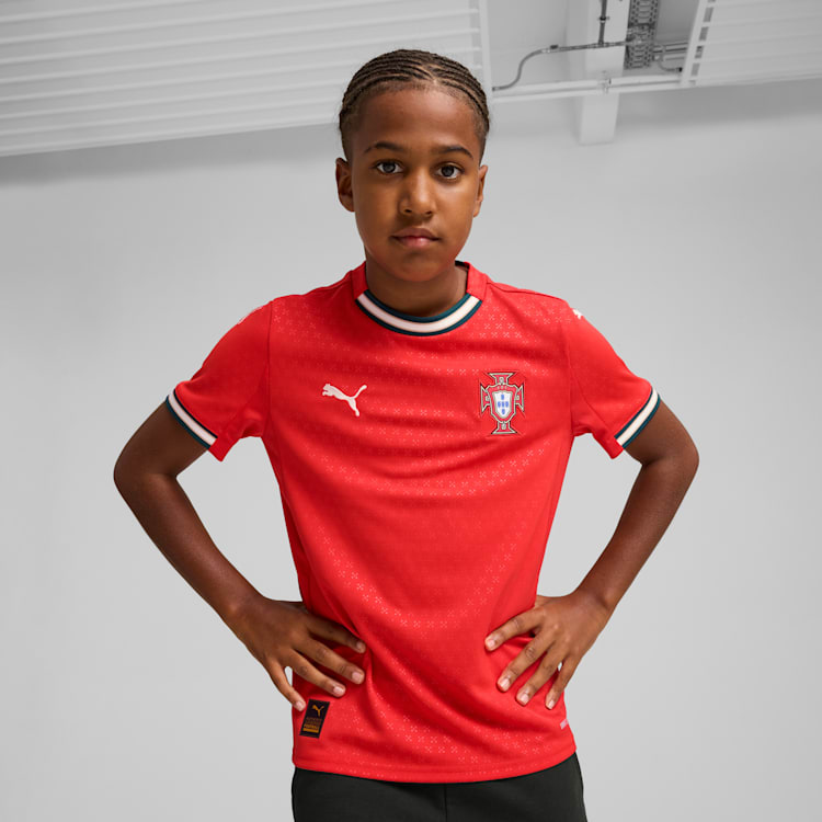 Portugal Home Jersey 25 26 Yth Red 77919301 product image 3, provided for visual reference and product detail review