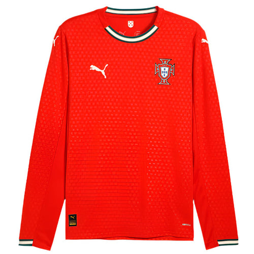 2025/26 PUMA Portugal Men’s Replica Long Sleeve Home Jersey - 779191 01 product image 1, provided for visual reference and