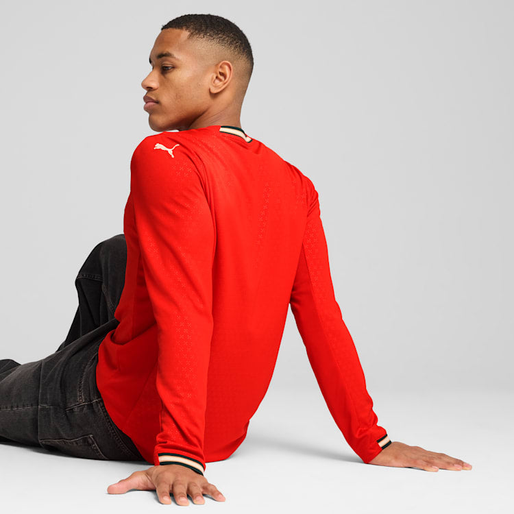 2025/26 PUMA Portugal Men’s Replica Long Sleeve Home Jersey - 779191 01 product image 4, provided for visual reference and