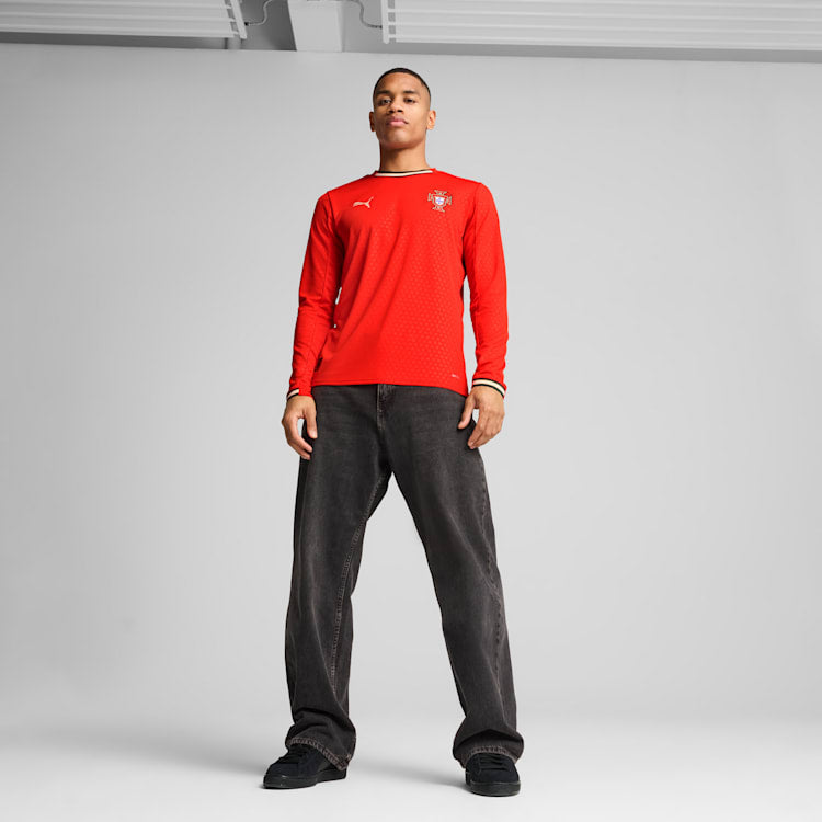 2025/26 PUMA Portugal Men’s Replica Long Sleeve Home Jersey - 779191 01 product image 3, provided for visual reference and