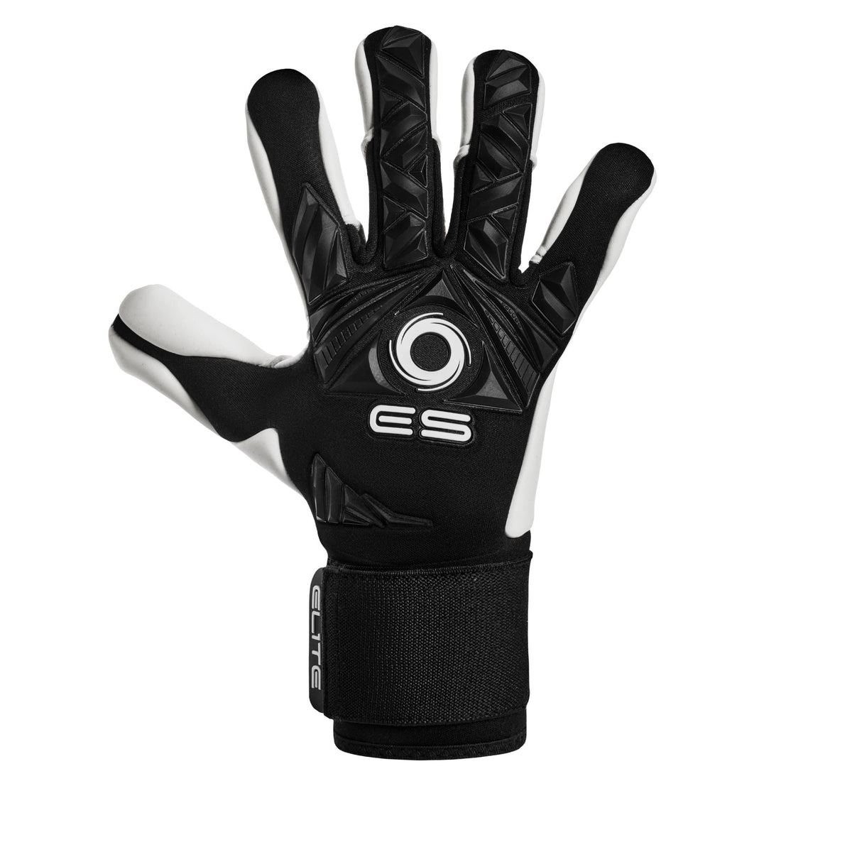 ELITE SPORT Revolution II Combi Black Goalkeeper Gloves product image 2, provided for visual reference and product detail